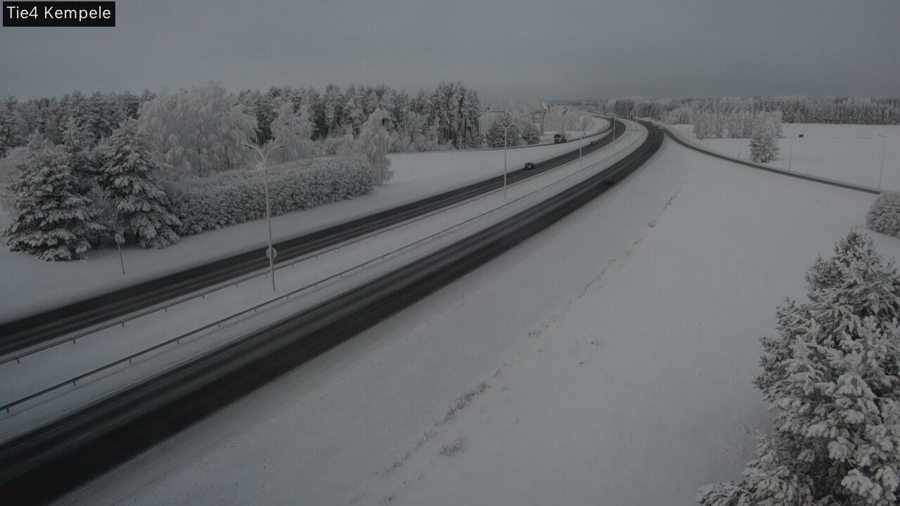 Weather Camera Image Road 4 Kempele, Zeppelin, Kempele, Pohjois-Pohjanmaa