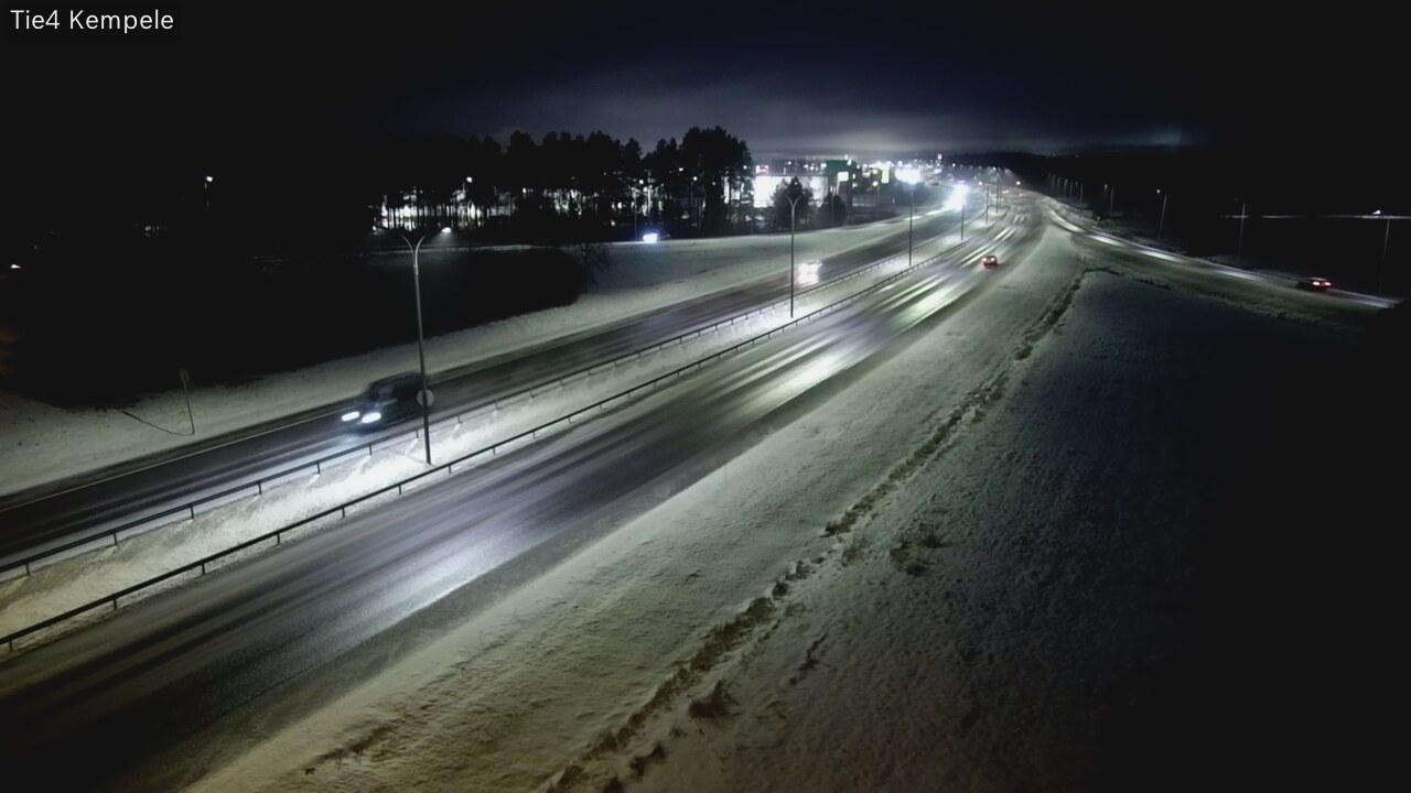 Weather Camera Image Väg 4 Kempele, Zeppelin, Kempele, Pohjois-Pohjanmaa