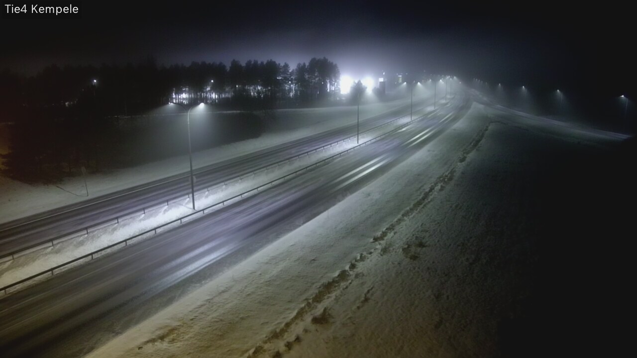 Weather Camera Image Väg 4 Kempele, Zeppelin, Kempele, Pohjois-Pohjanmaa