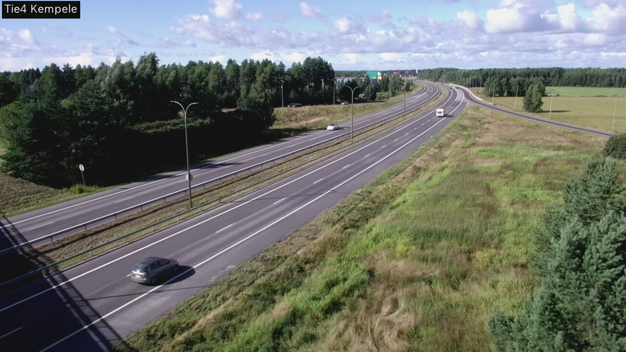 Kelikamerat Kuva Tie 4 Kempele, Zeppelin, Kempele, Pohjois-Pohjanmaa
