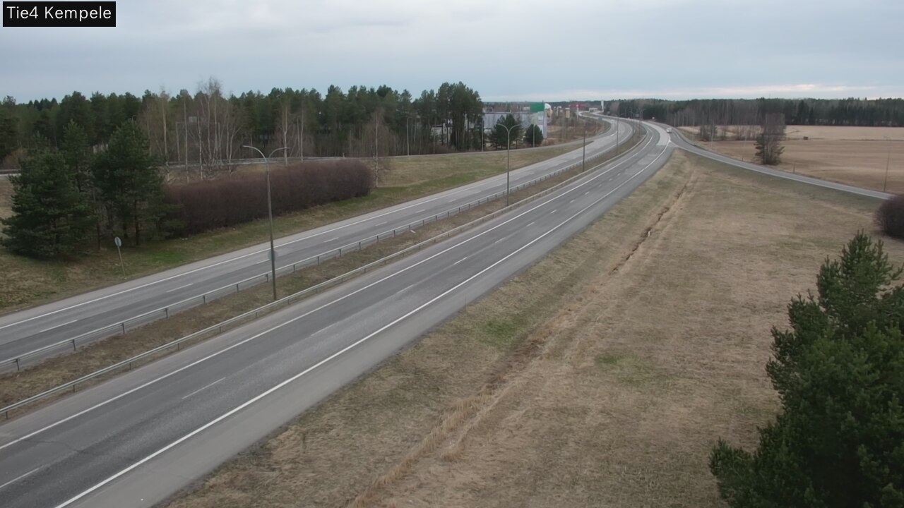 Weather Camera Image Road 4 Kempele, Zeppelin, Kempele, Pohjois-Pohjanmaa