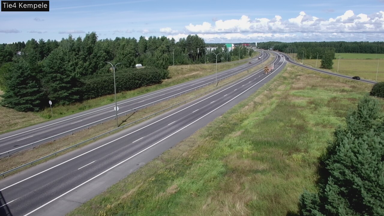 Weather Camera Image Väg 4 Kempele, Zeppelin, Kempele, Pohjois-Pohjanmaa