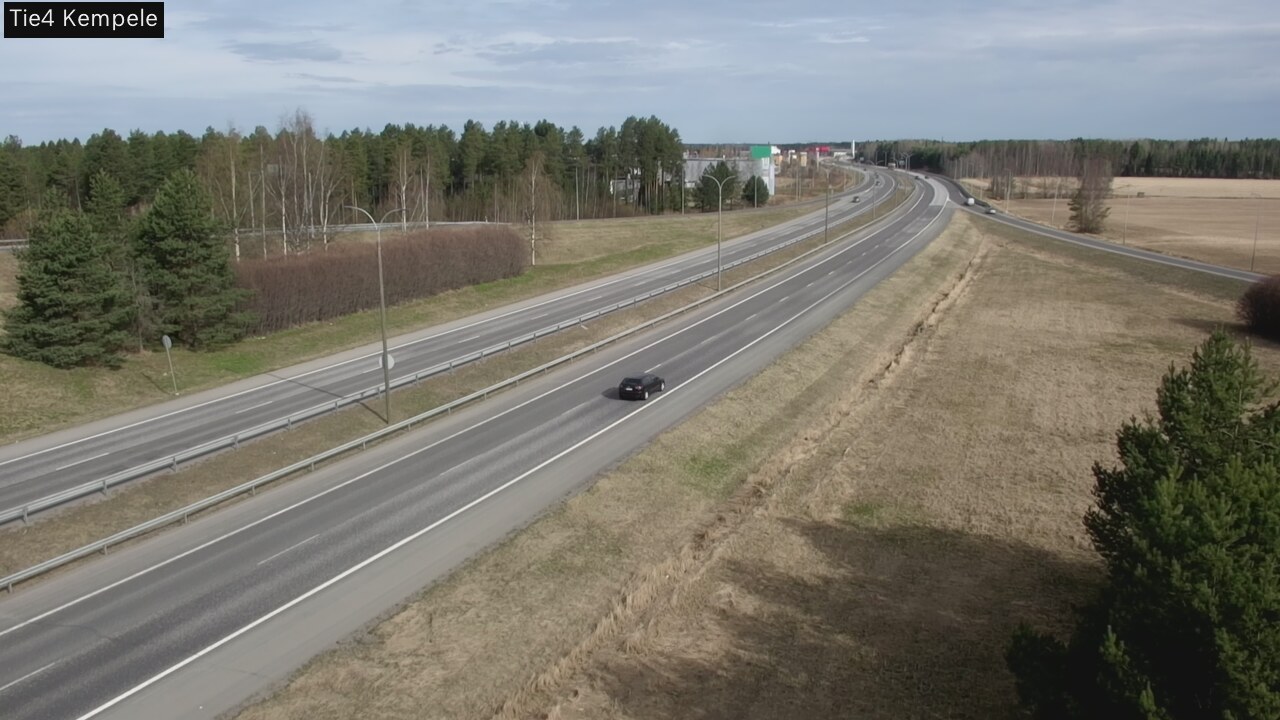 Weather Camera Image Road 4 Kempele, Zeppelin, Kempele, Pohjois-Pohjanmaa