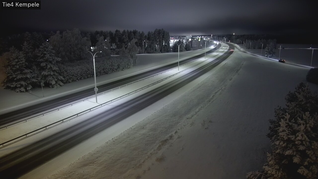 Weather Camera Image Väg 4 Kempele, Zeppelin, Kempele, Pohjois-Pohjanmaa