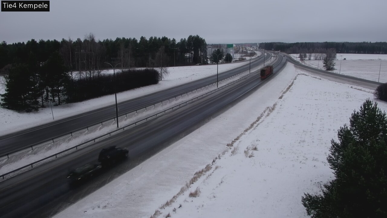 Weather Camera Image Väg 4 Kempele, Zeppelin, Kempele, Pohjois-Pohjanmaa