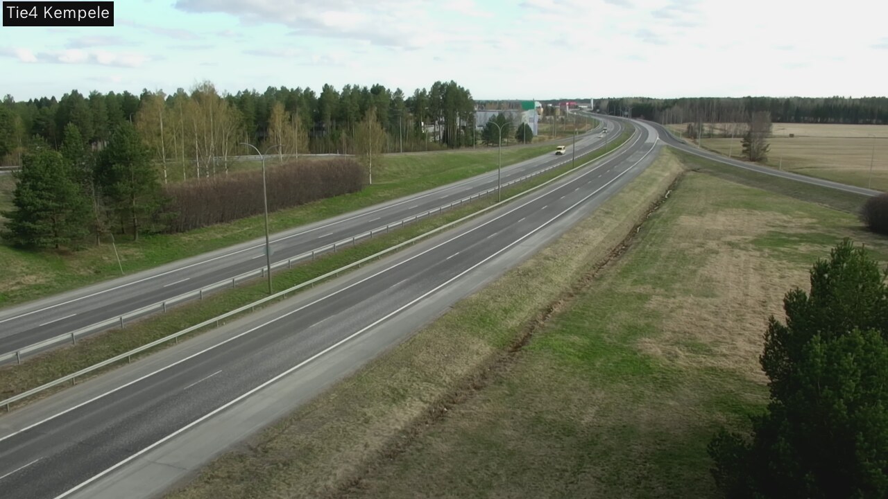 Weather Camera Image Väg 4 Kempele, Zeppelin, Kempele, Pohjois-Pohjanmaa