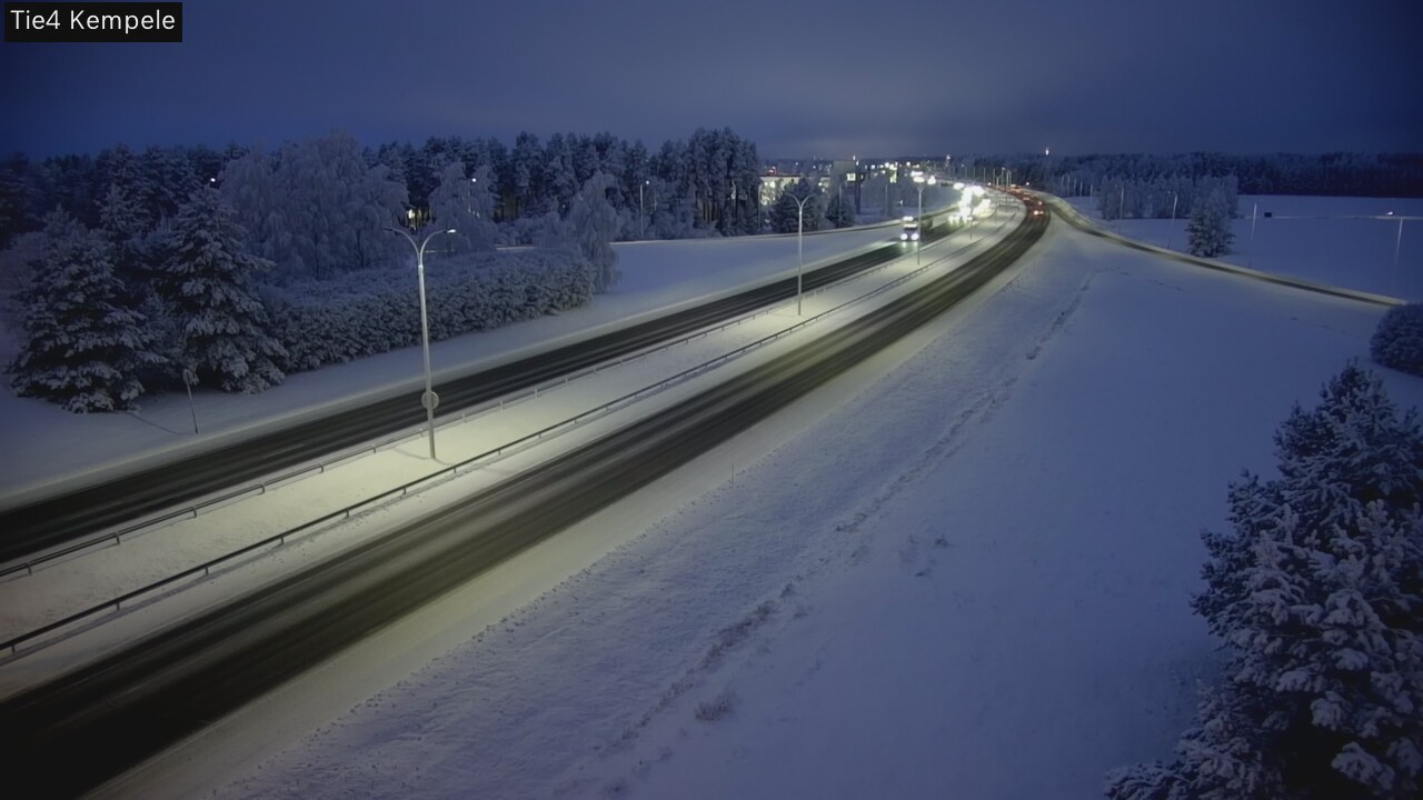 Weather Camera Image Road 4 Kempele, Zeppelin, Kempele, Pohjois-Pohjanmaa