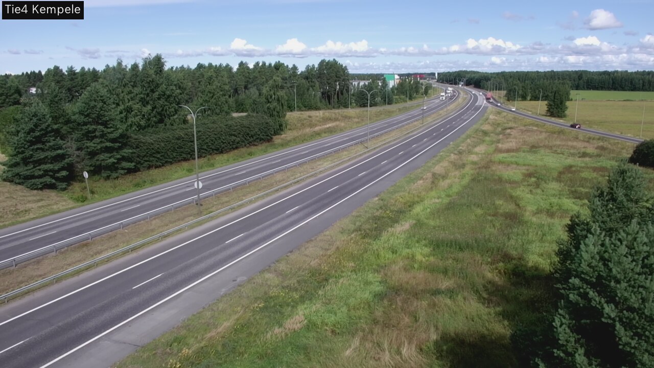 Weather Camera Image Väg 4 Kempele, Zeppelin, Kempele, Pohjois-Pohjanmaa