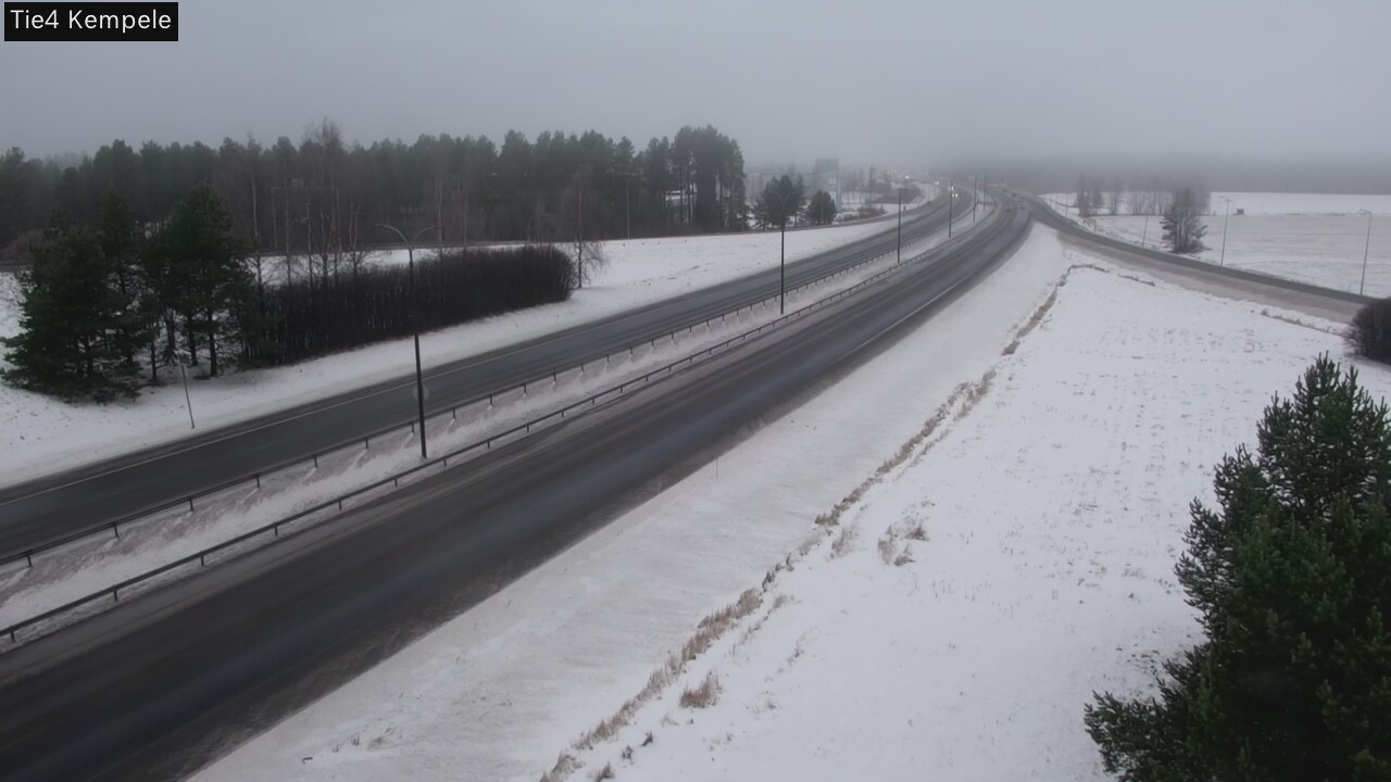Weather Camera Image Väg 4 Kempele, Zeppelin, Kempele, Pohjois-Pohjanmaa