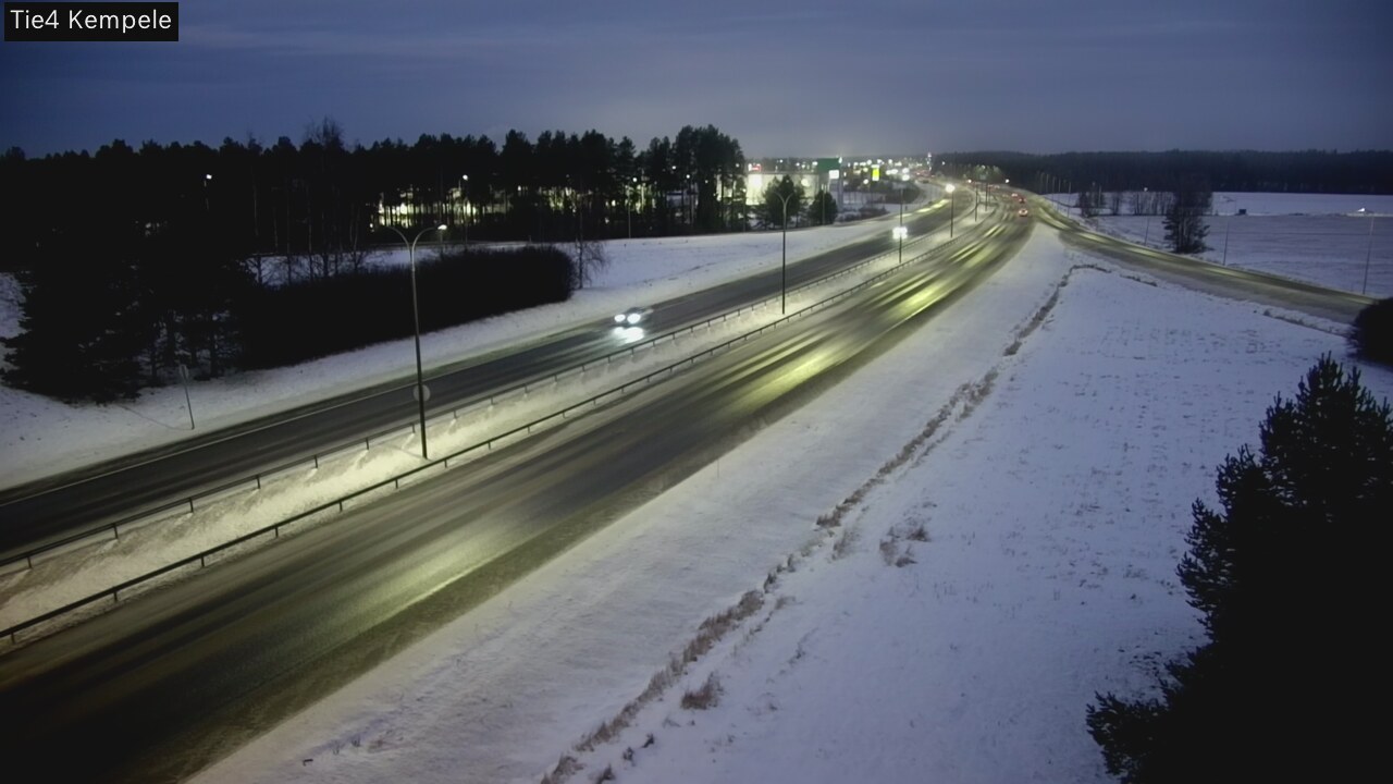 Weather Camera Image Väg 4 Kempele, Zeppelin, Kempele, Pohjois-Pohjanmaa