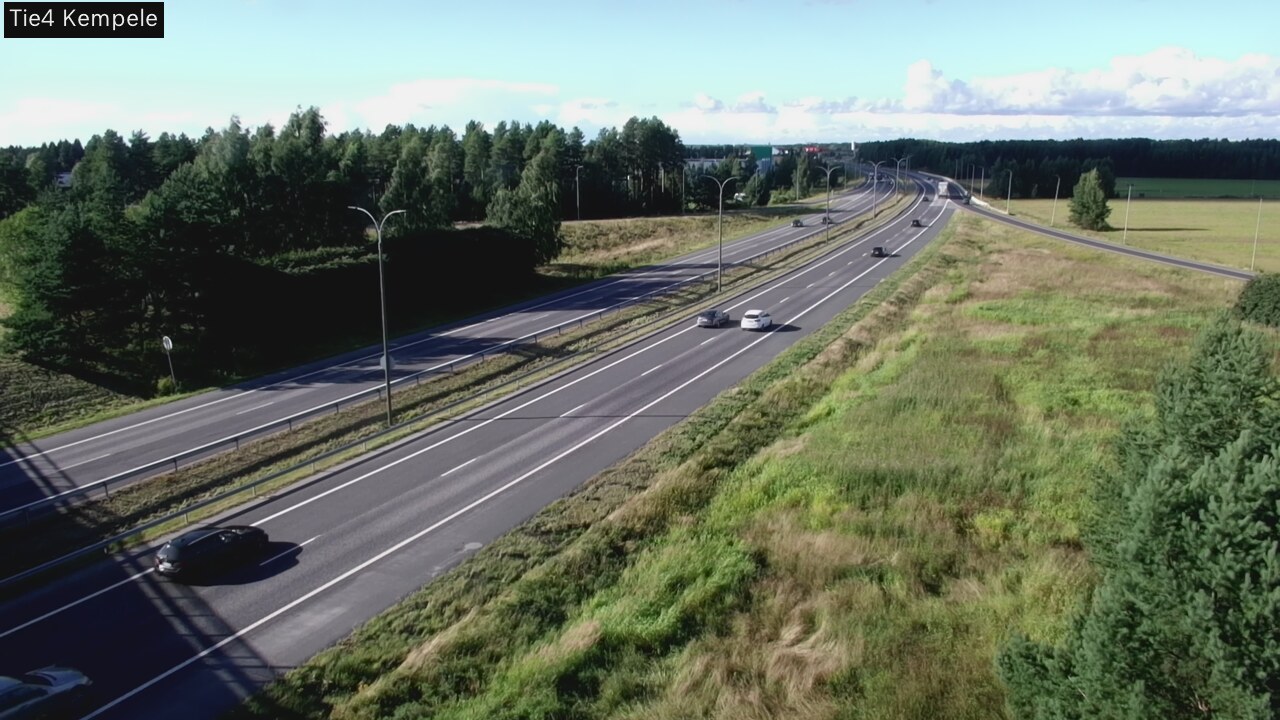 Kelikamerat Kuva Tie 4 Kempele, Zeppelin, Kempele, Pohjois-Pohjanmaa