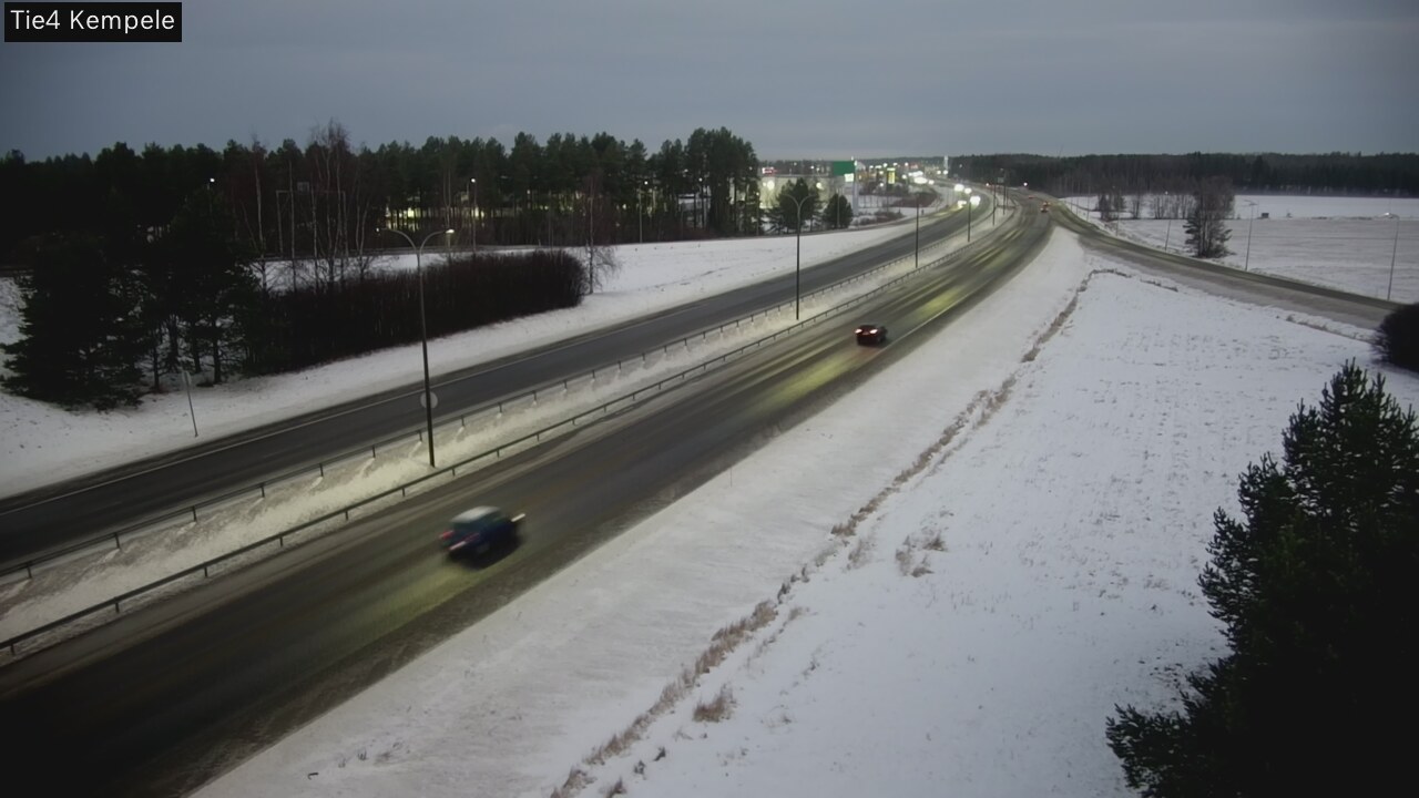 Weather Camera Image Väg 4 Kempele, Zeppelin, Kempele, Pohjois-Pohjanmaa