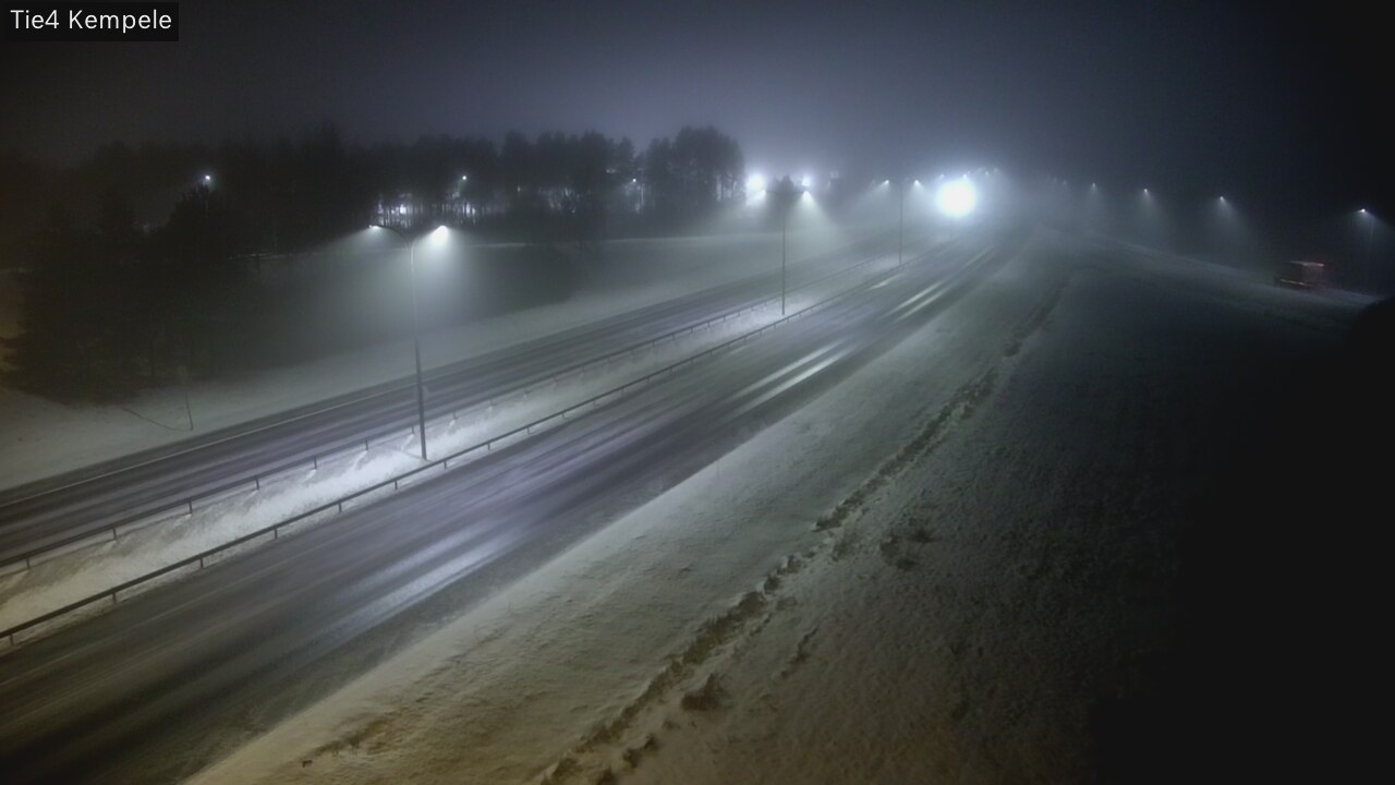 Weather Camera Image Väg 4 Kempele, Zeppelin, Kempele, Pohjois-Pohjanmaa