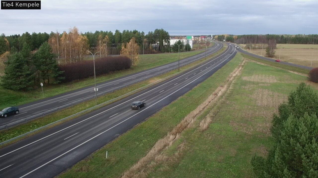 Kelikamerat Kuva Tie 4 Kempele, Zeppelin, Kempele, Pohjois-Pohjanmaa