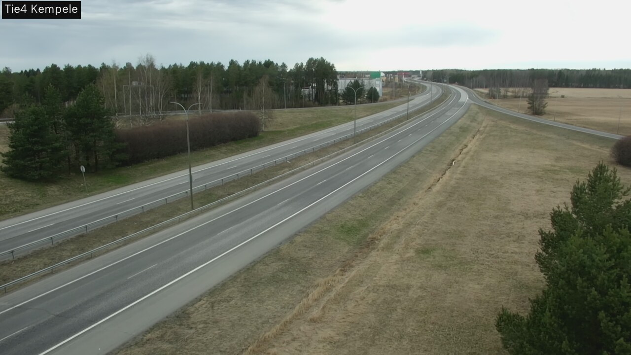 Weather Camera Image Road 4 Kempele, Zeppelin, Kempele, Pohjois-Pohjanmaa