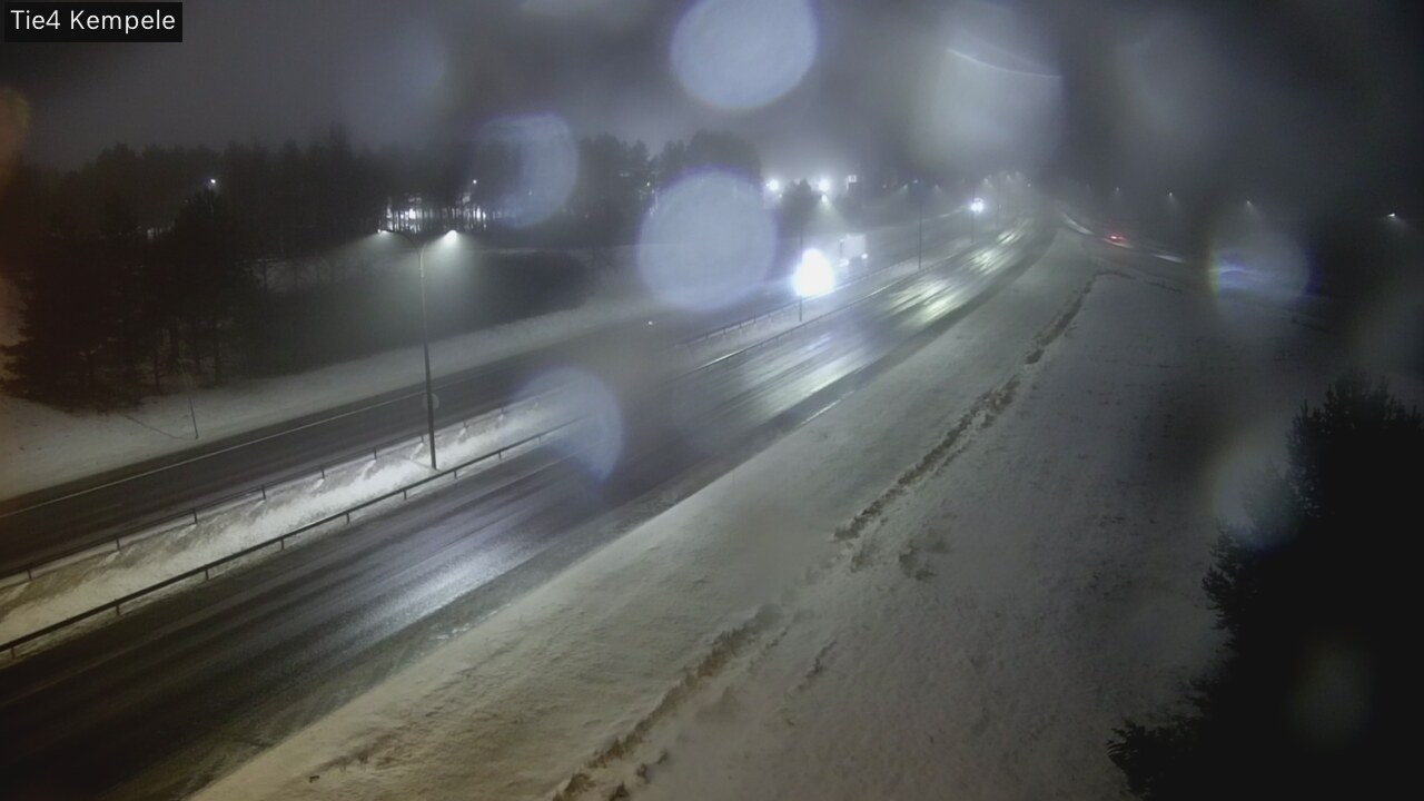 Weather Camera Image Väg 4 Kempele, Zeppelin, Kempele, Pohjois-Pohjanmaa
