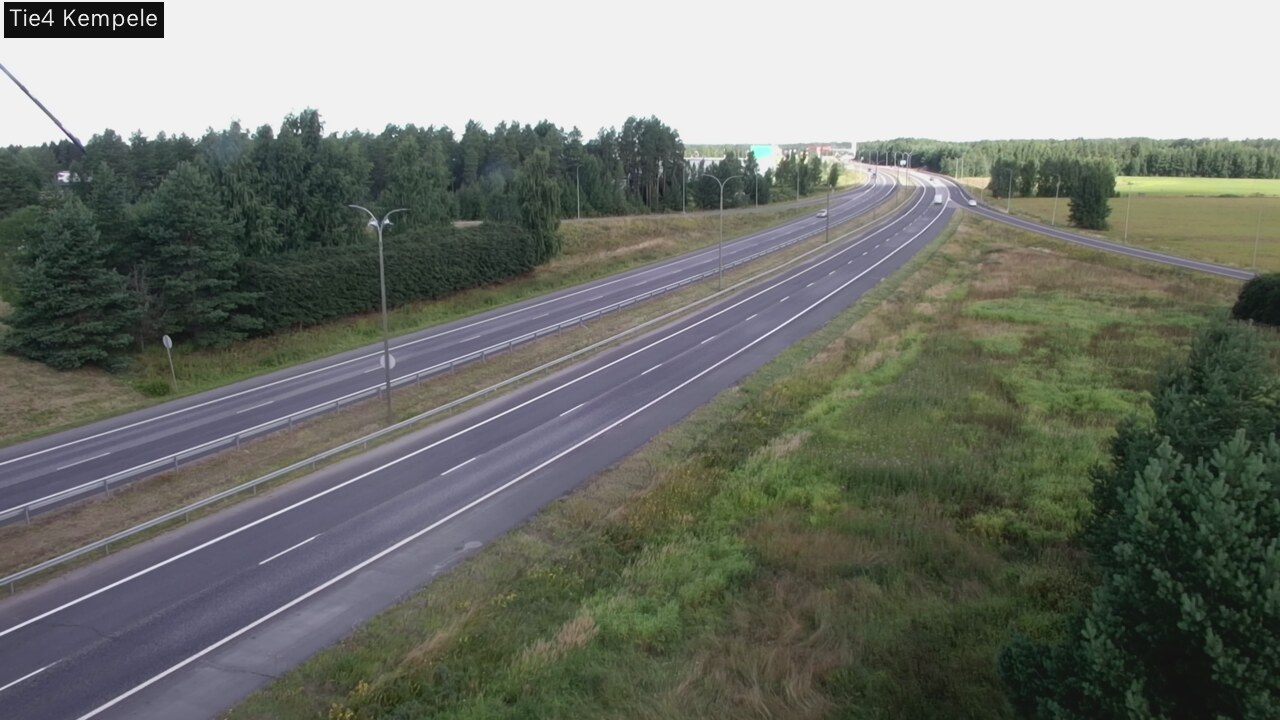 Weather Camera Image Väg 4 Kempele, Zeppelin, Kempele, Pohjois-Pohjanmaa