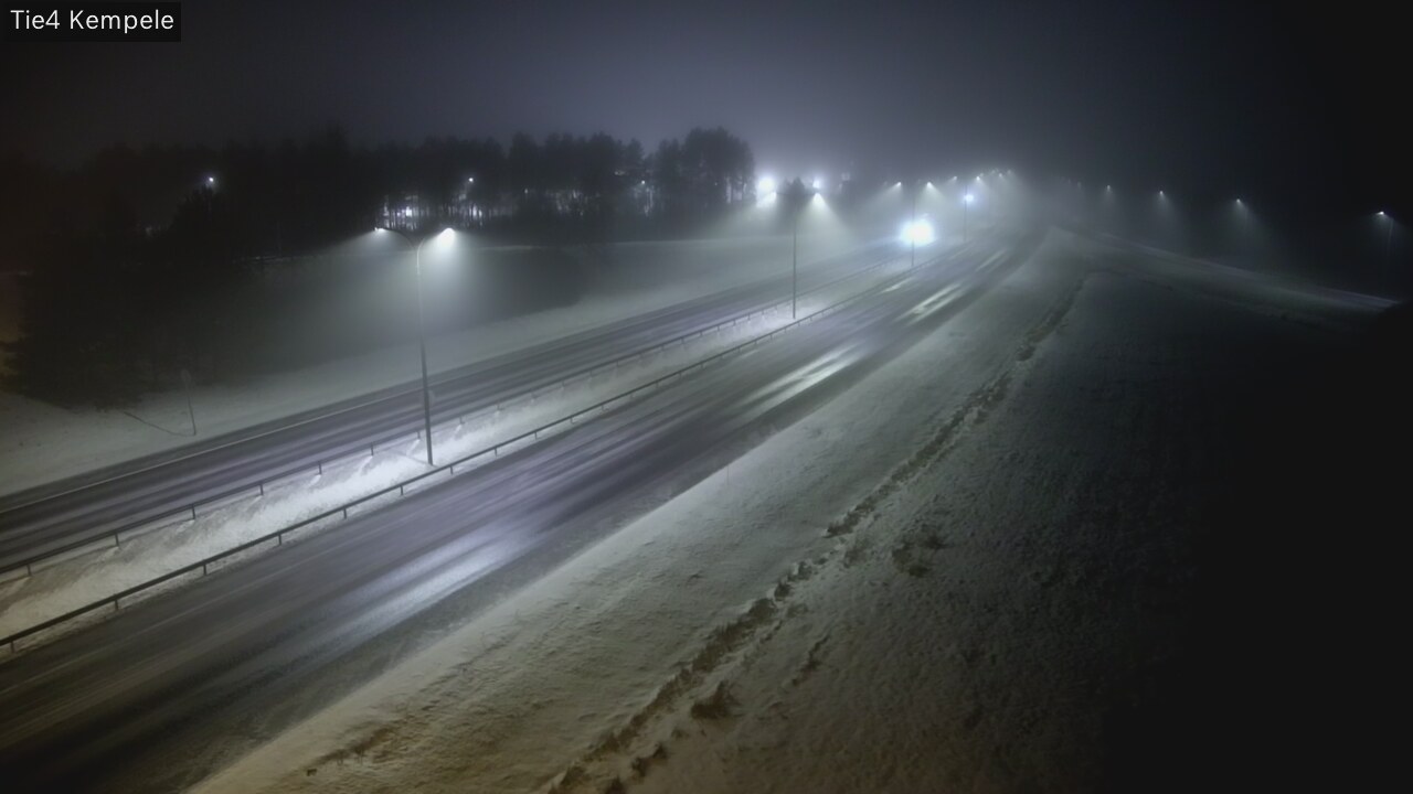 Weather Camera Image Väg 4 Kempele, Zeppelin, Kempele, Pohjois-Pohjanmaa