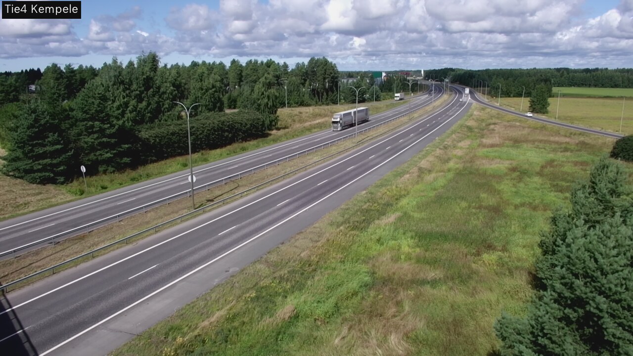 Kelikamerat Kuva Tie 4 Kempele, Zeppelin, Kempele, Pohjois-Pohjanmaa