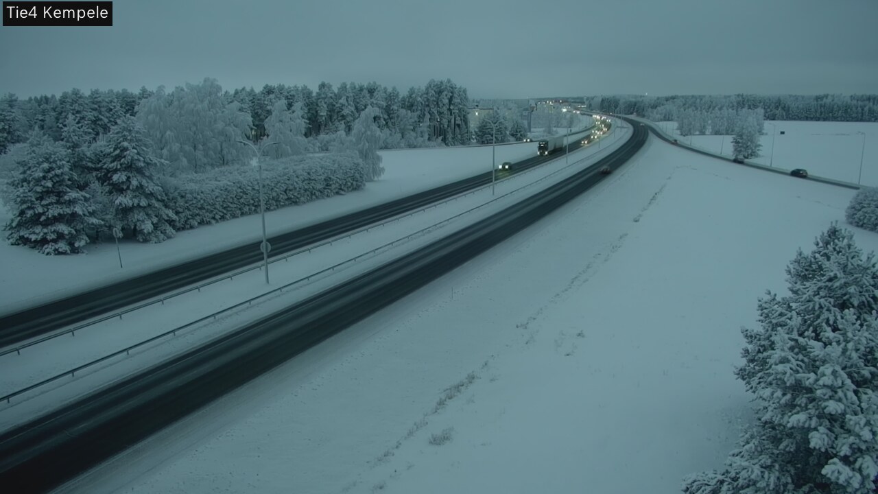Weather Camera Image Road 4 Kempele, Zeppelin, Kempele, Pohjois-Pohjanmaa