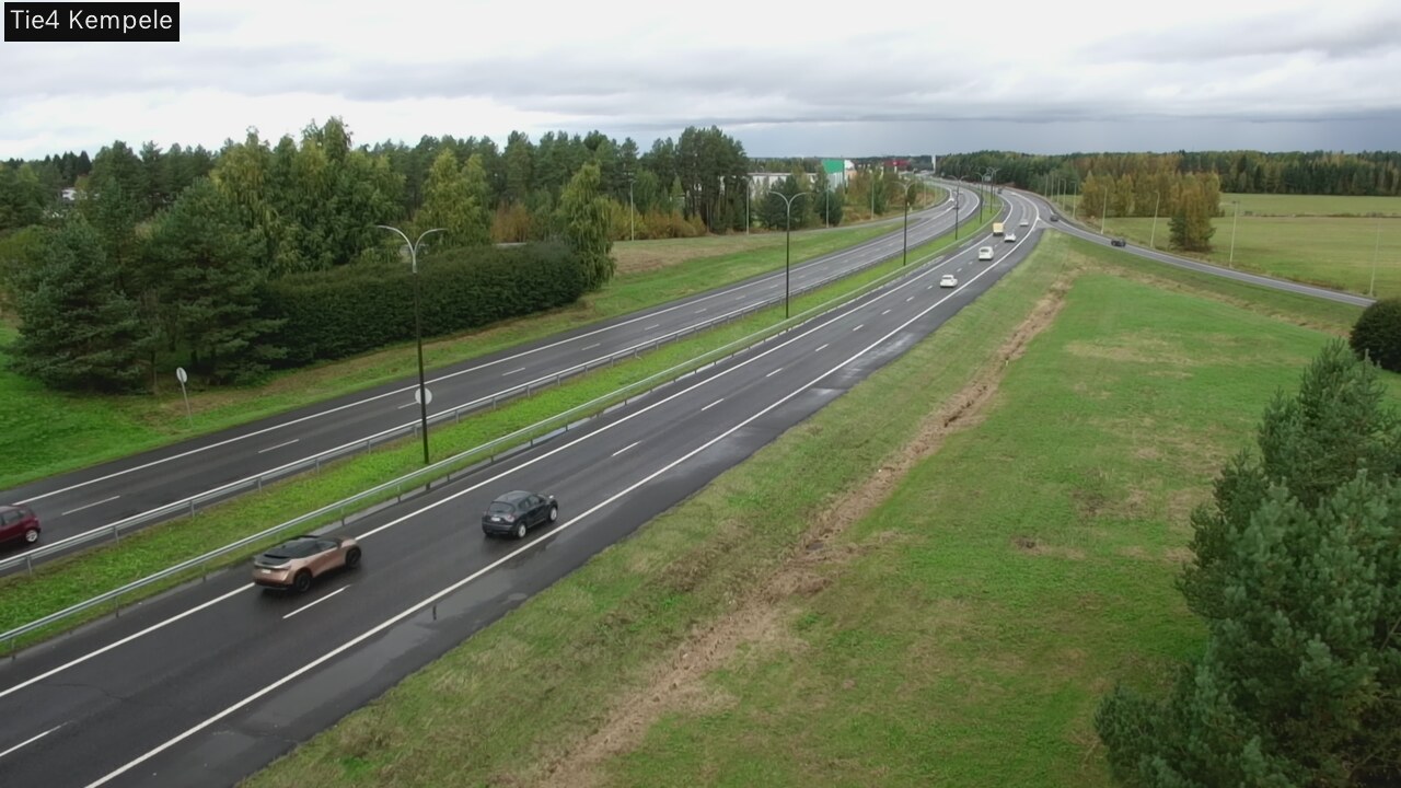 Kelikamerat Kuva Tie 4 Kempele, Zeppelin, Kempele, Pohjois-Pohjanmaa