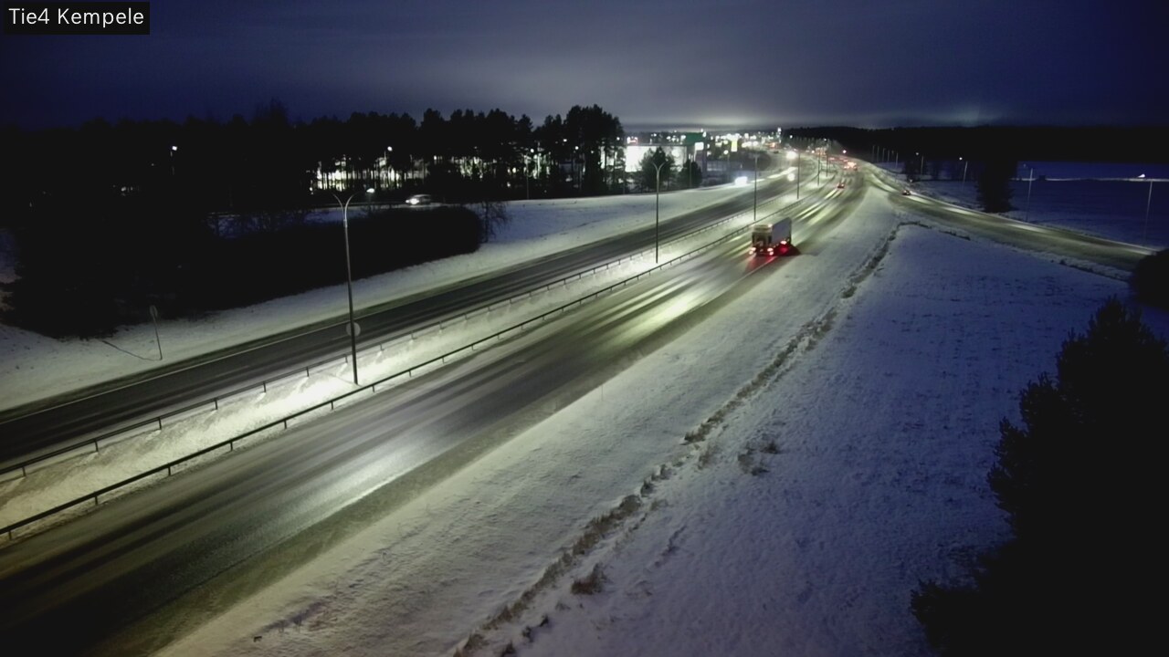 Weather Camera Image Väg 4 Kempele, Zeppelin, Kempele, Pohjois-Pohjanmaa