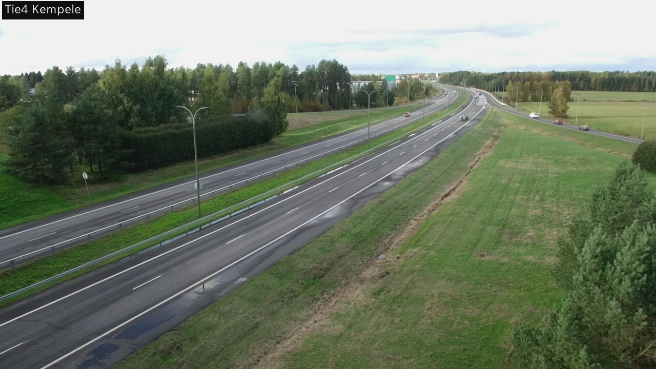 Kelikamerat Kuva Tie 4 Kempele, Zeppelin, Kempele, Pohjois-Pohjanmaa
