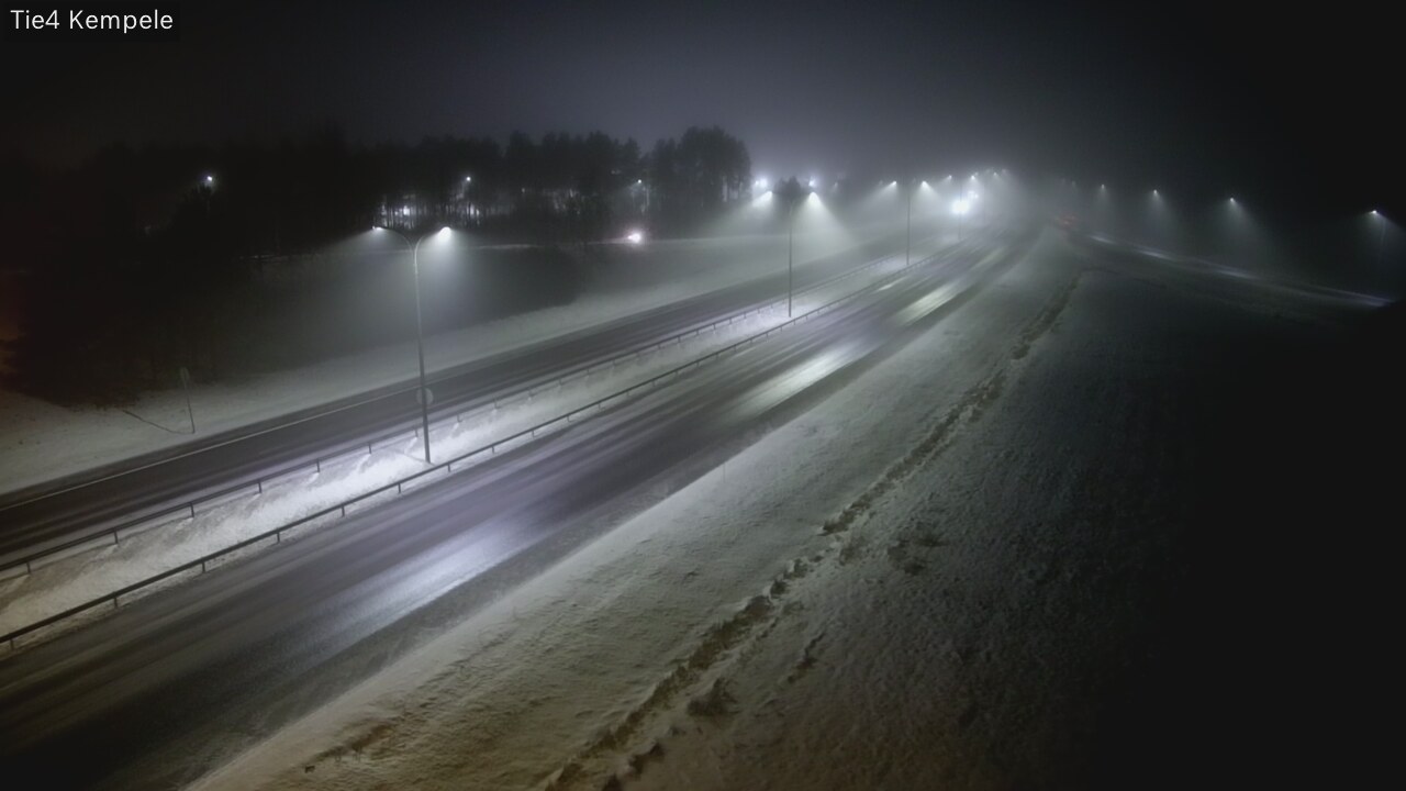Weather Camera Image Väg 4 Kempele, Zeppelin, Kempele, Pohjois-Pohjanmaa