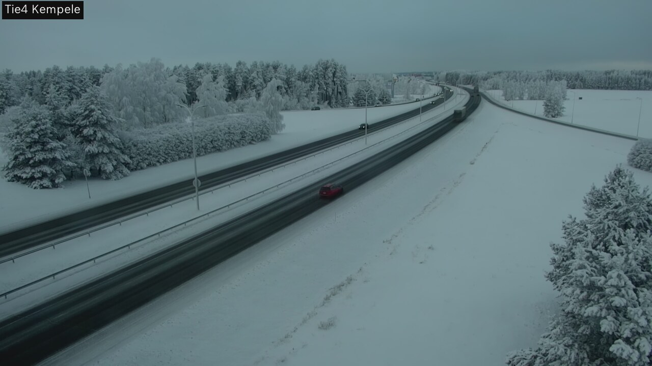 Weather Camera Image Road 4 Kempele, Zeppelin, Kempele, Pohjois-Pohjanmaa