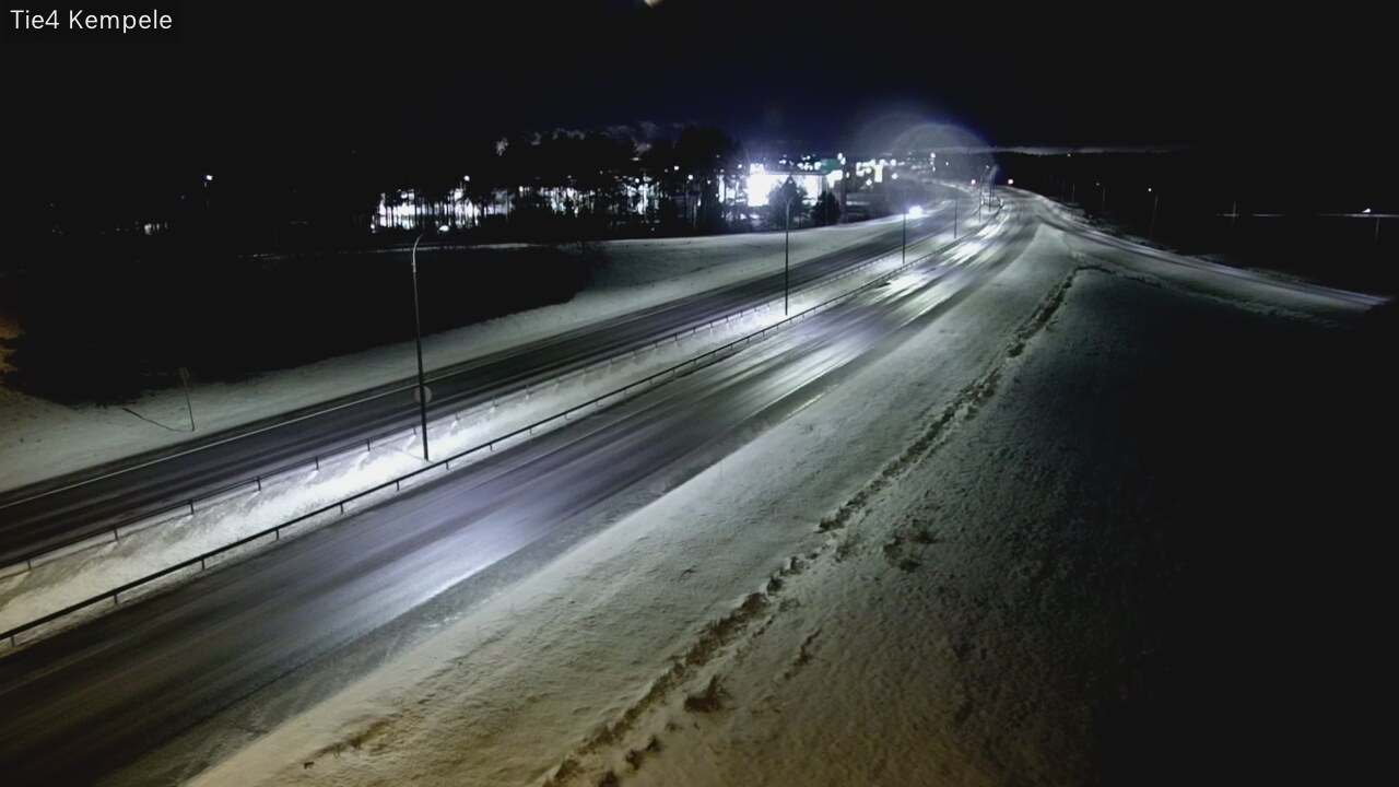Weather Camera Image Väg 4 Kempele, Zeppelin, Kempele, Pohjois-Pohjanmaa