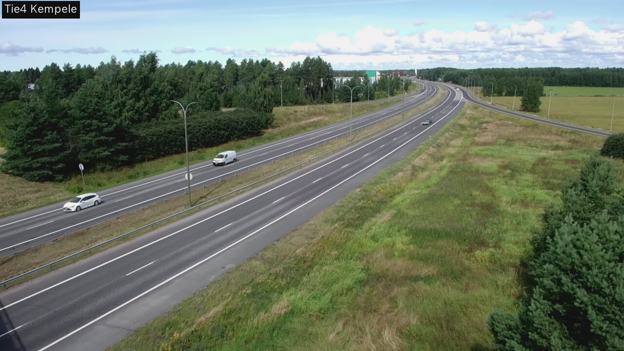 Weather Camera Image Väg 4 Kempele, Zeppelin, Kempele, Pohjois-Pohjanmaa