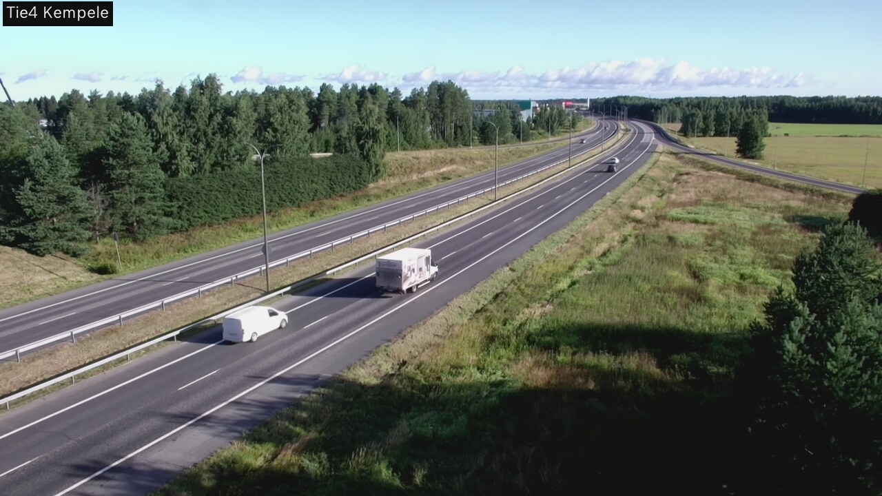 Weather Camera Image Road 4 Kempele, Zeppelin, Kempele, Pohjois-Pohjanmaa