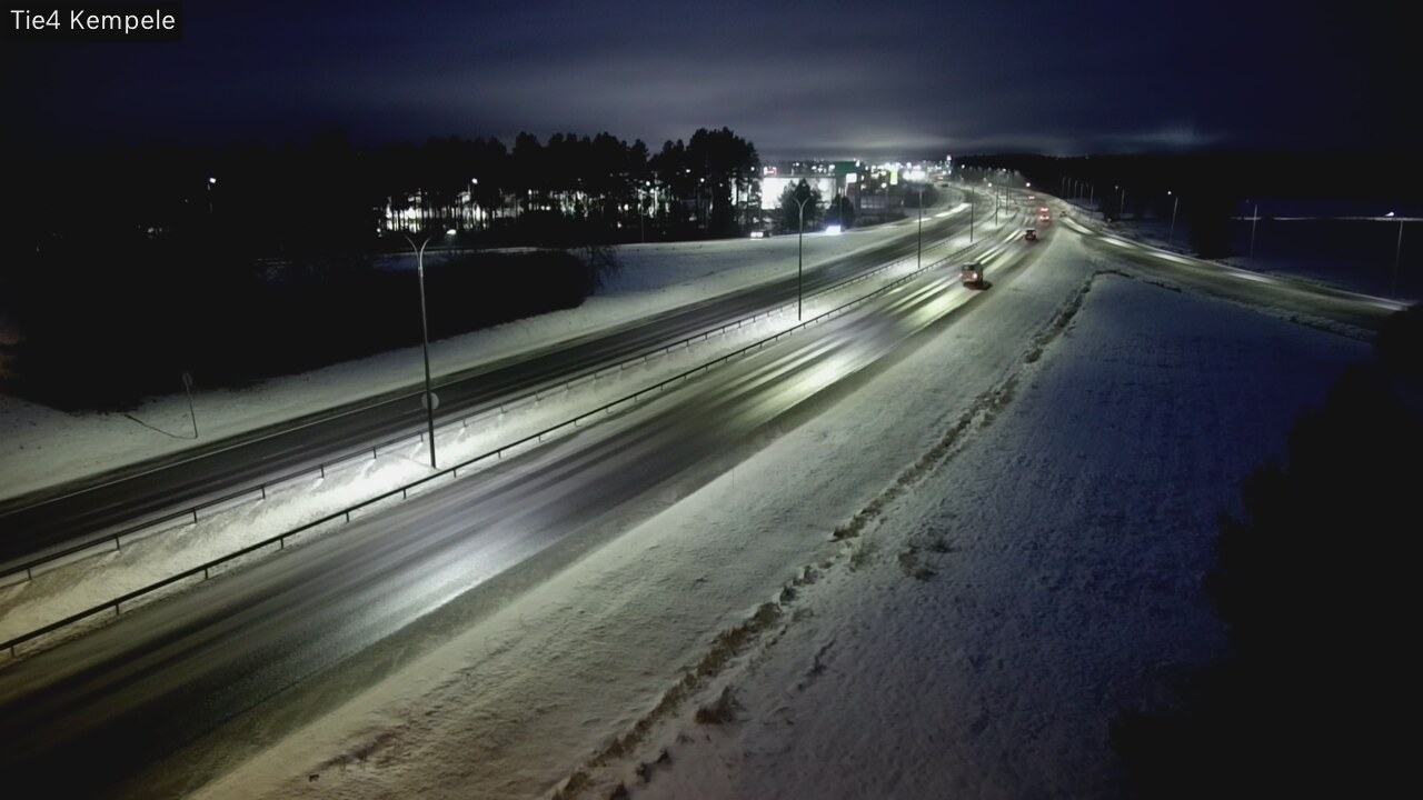 Weather Camera Image Väg 4 Kempele, Zeppelin, Kempele, Pohjois-Pohjanmaa