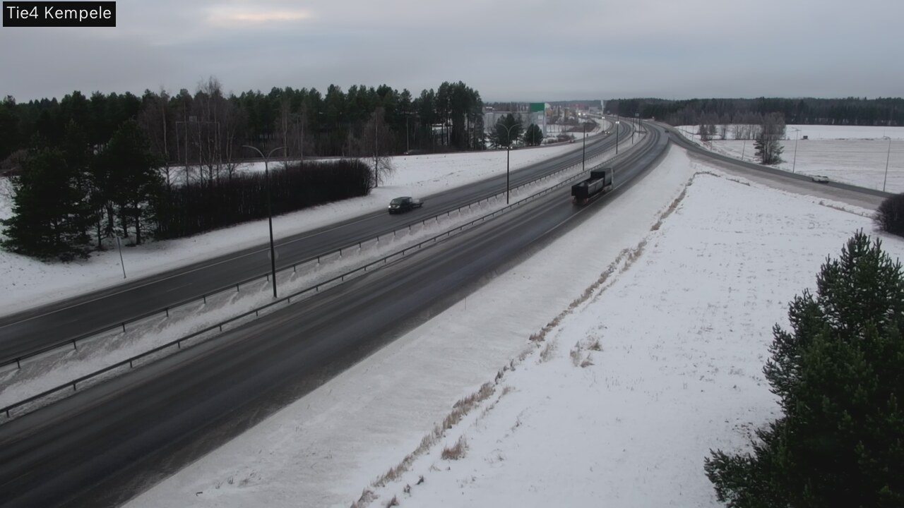 Weather Camera Image Väg 4 Kempele, Zeppelin, Kempele, Pohjois-Pohjanmaa