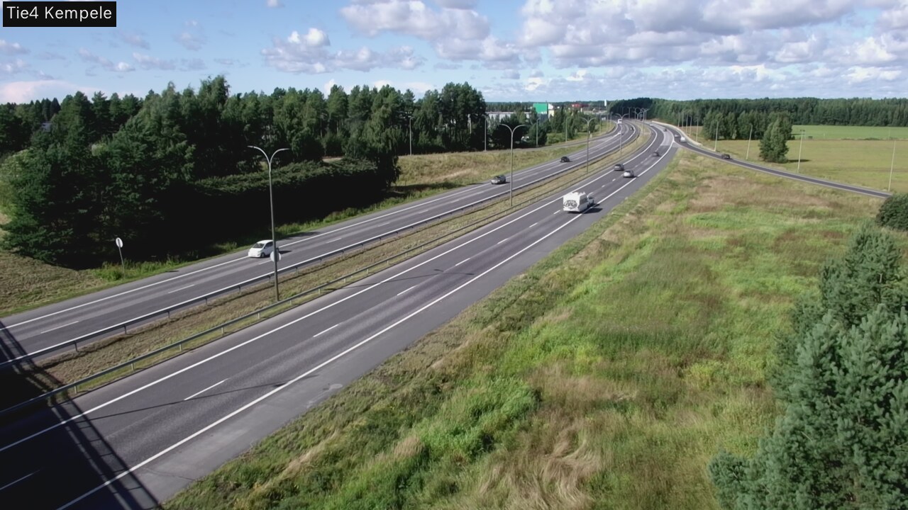Kelikamerat Kuva Tie 4 Kempele, Zeppelin, Kempele, Pohjois-Pohjanmaa