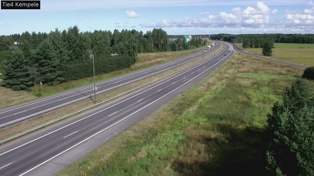 Weather Camera Image Väg 4 Kempele, Zeppelin, Kempele, Pohjois-Pohjanmaa