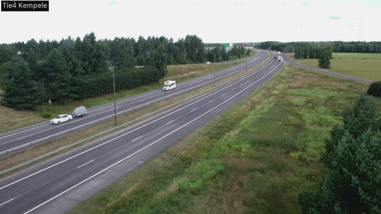 Kelikamerat Kuva Tie 4 Kempele, Zeppelin, Kempele, Pohjois-Pohjanmaa