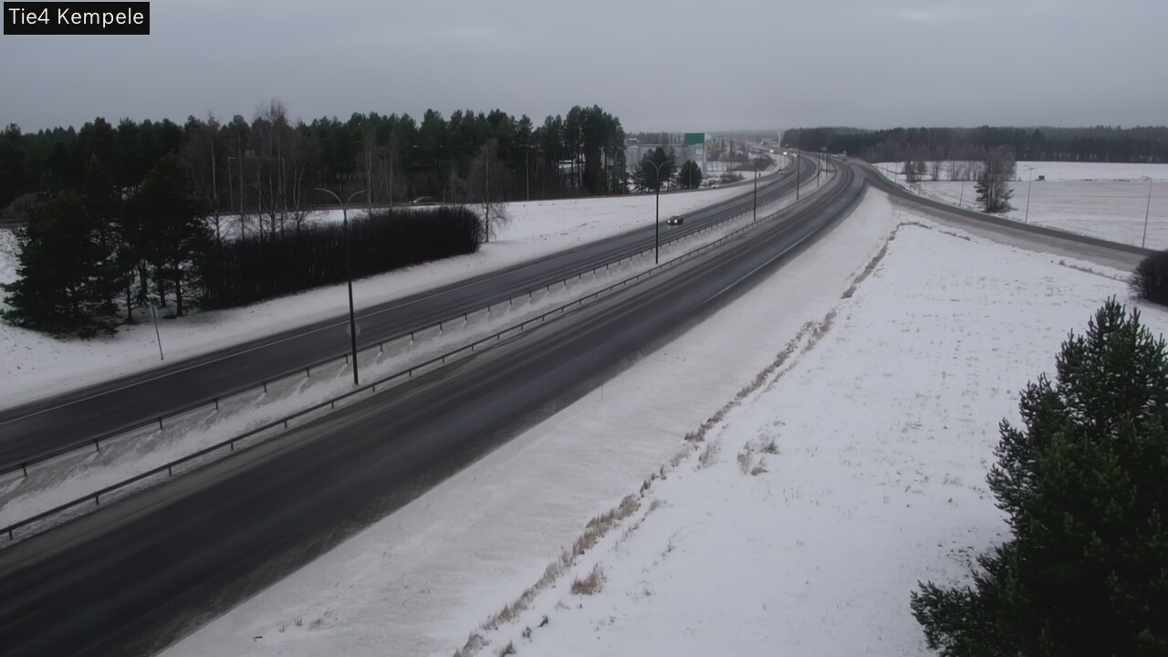 Weather Camera Image Väg 4 Kempele, Zeppelin, Kempele, Pohjois-Pohjanmaa