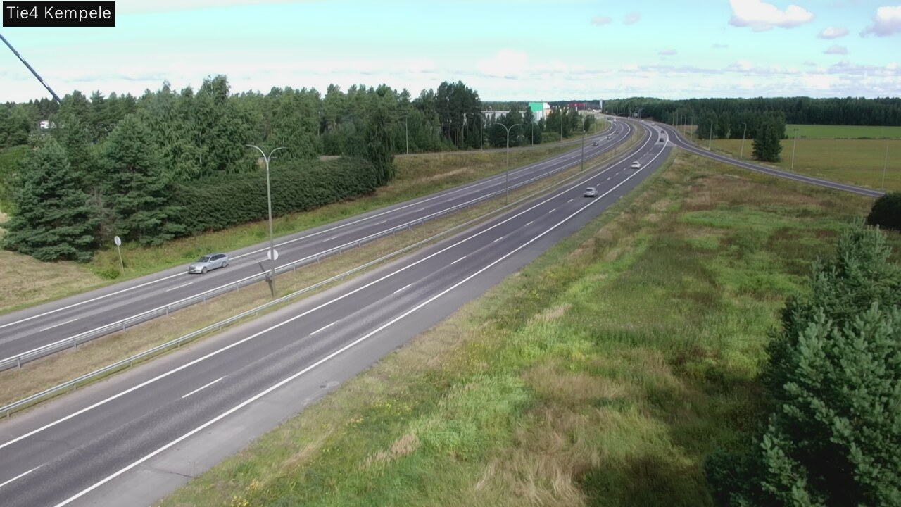 Weather Camera Image Väg 4 Kempele, Zeppelin, Kempele, Pohjois-Pohjanmaa