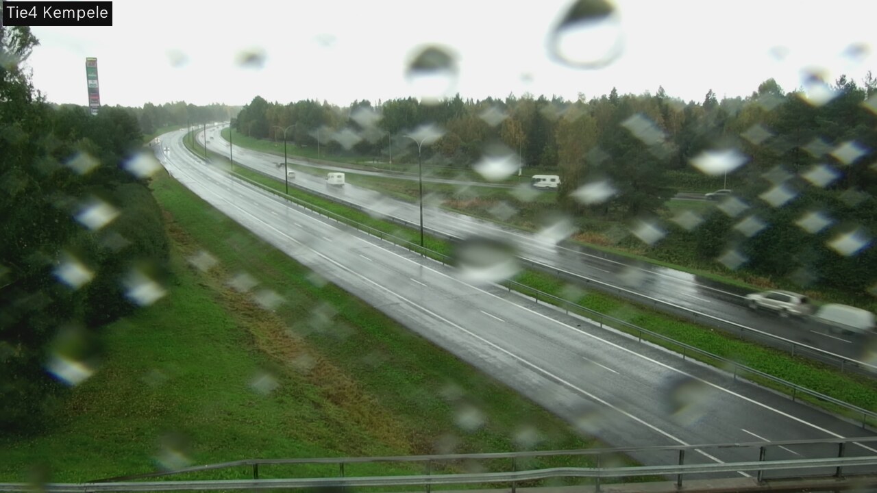 Weather Camera Image Väg 4 Kempele, Zeppelin, Kempele, Pohjois-Pohjanmaa