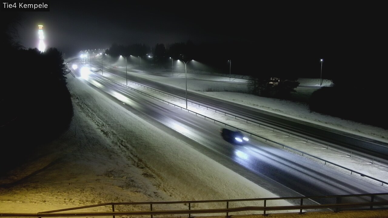 Weather Camera Image Väg 4 Kempele, Zeppelin, Kempele, Pohjois-Pohjanmaa