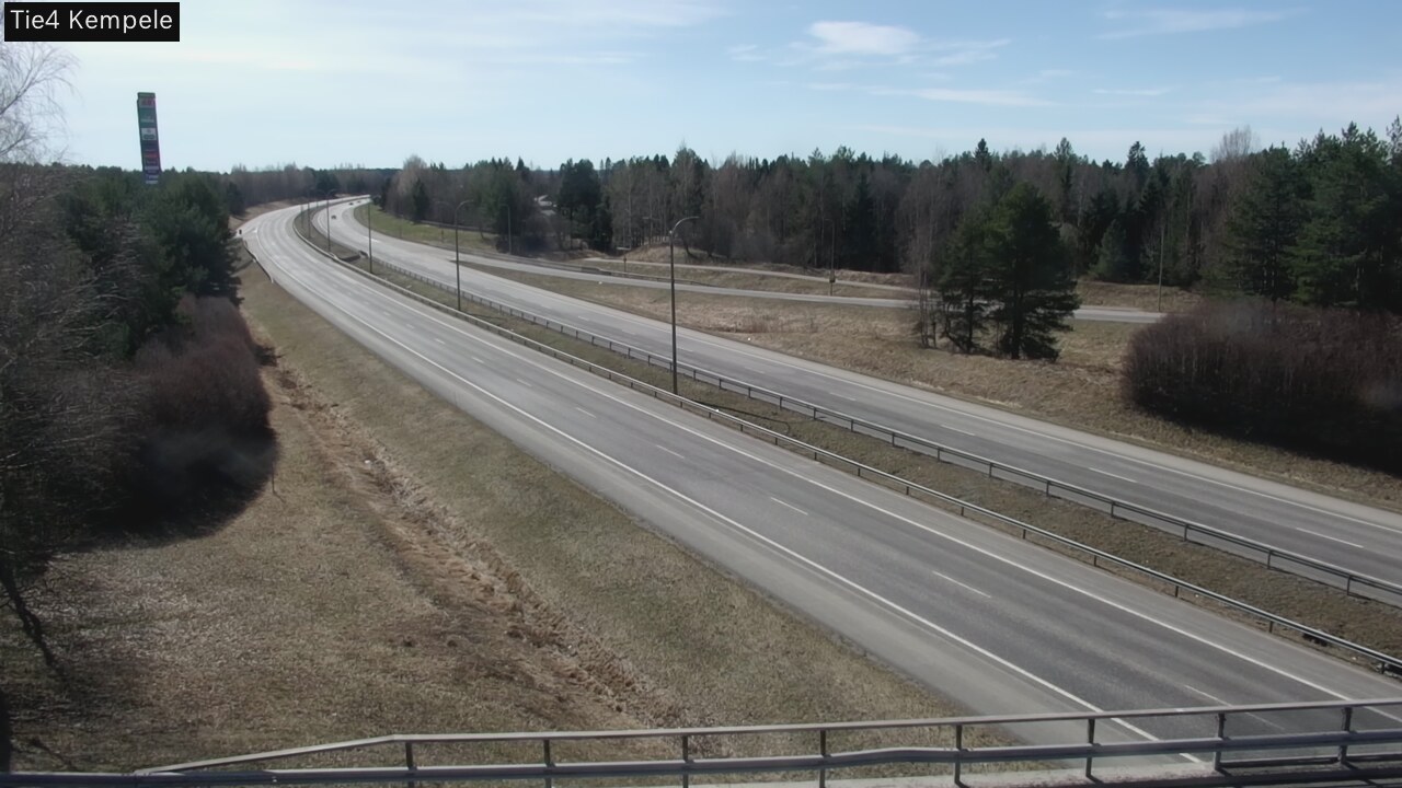 Weather Camera Image Väg 4 Kempele, Zeppelin, Kempele, Pohjois-Pohjanmaa