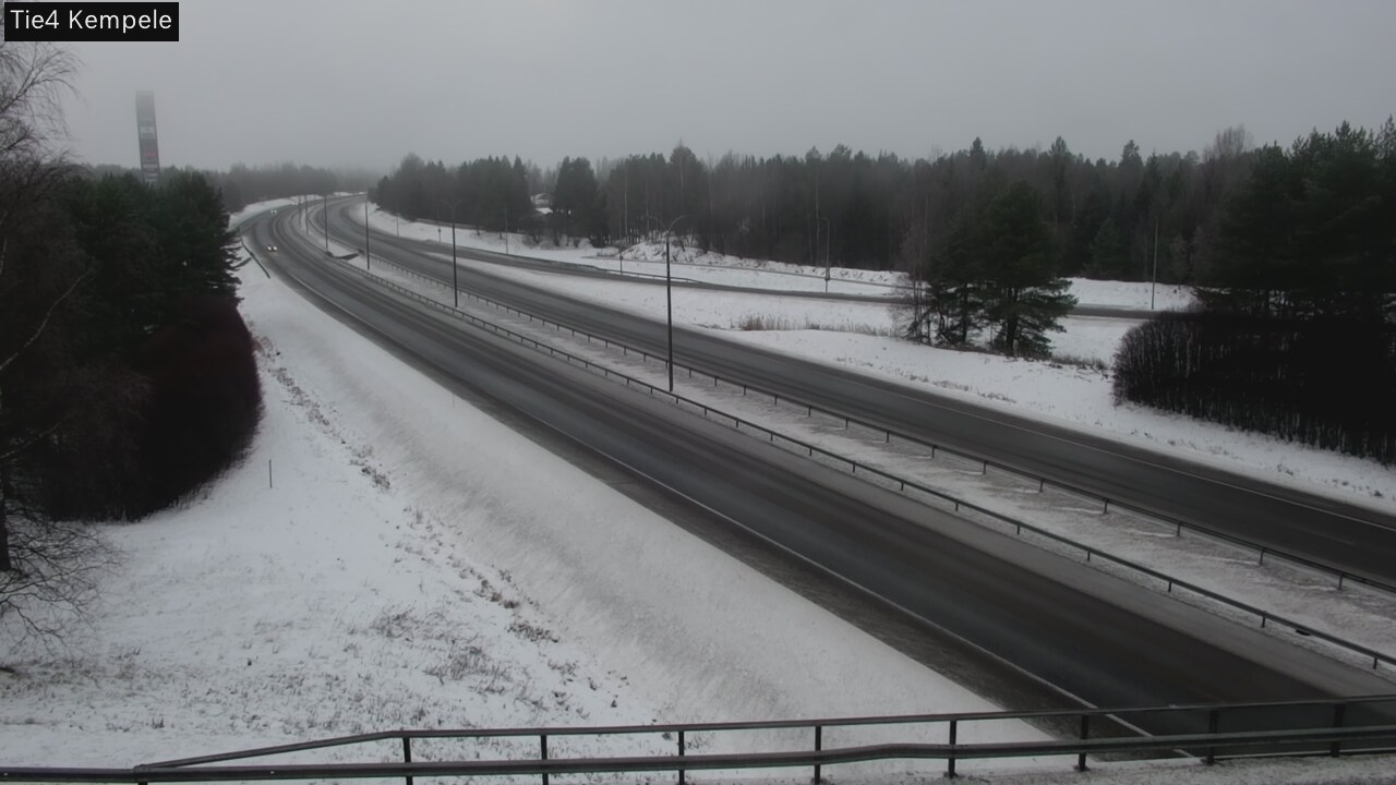 Weather Camera Image Väg 4 Kempele, Zeppelin, Kempele, Pohjois-Pohjanmaa