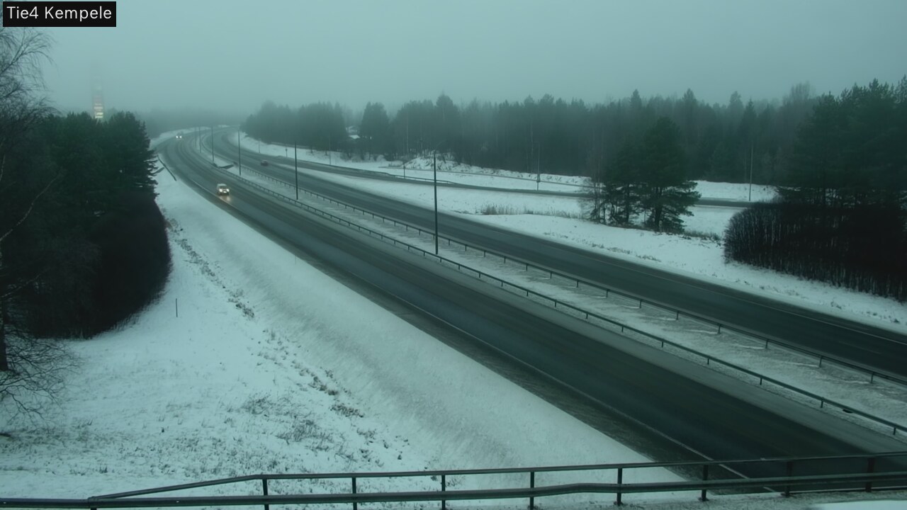 Weather Camera Image Väg 4 Kempele, Zeppelin, Kempele, Pohjois-Pohjanmaa