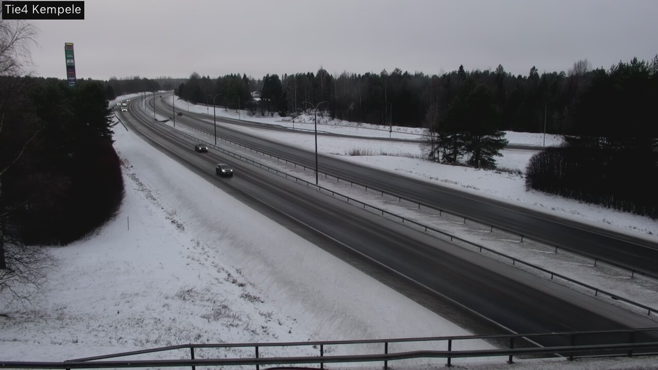 Weather Camera Image Väg 4 Kempele, Zeppelin, Kempele, Pohjois-Pohjanmaa