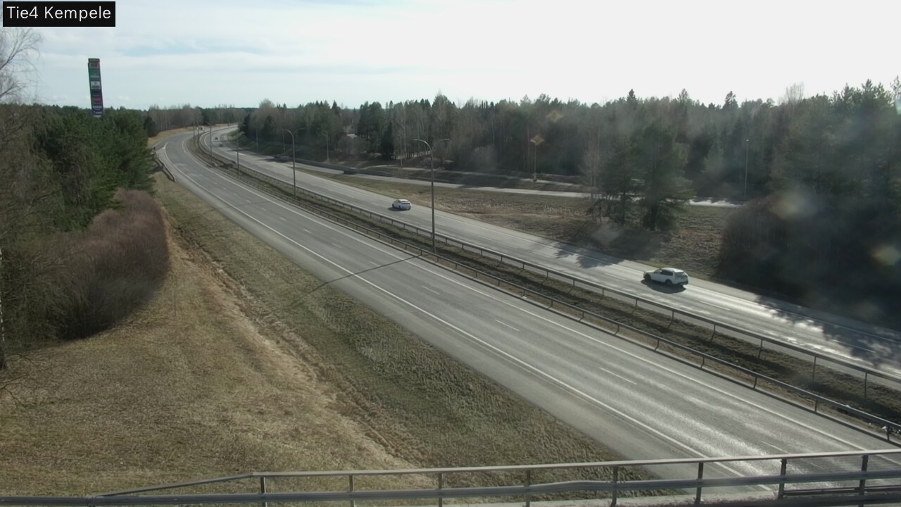Weather Camera Image Väg 4 Kempele, Zeppelin, Kempele, Pohjois-Pohjanmaa