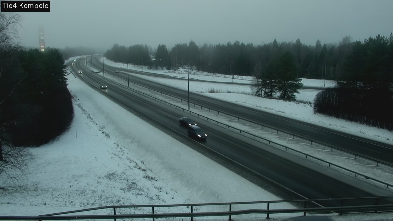 Weather Camera Image Väg 4 Kempele, Zeppelin, Kempele, Pohjois-Pohjanmaa