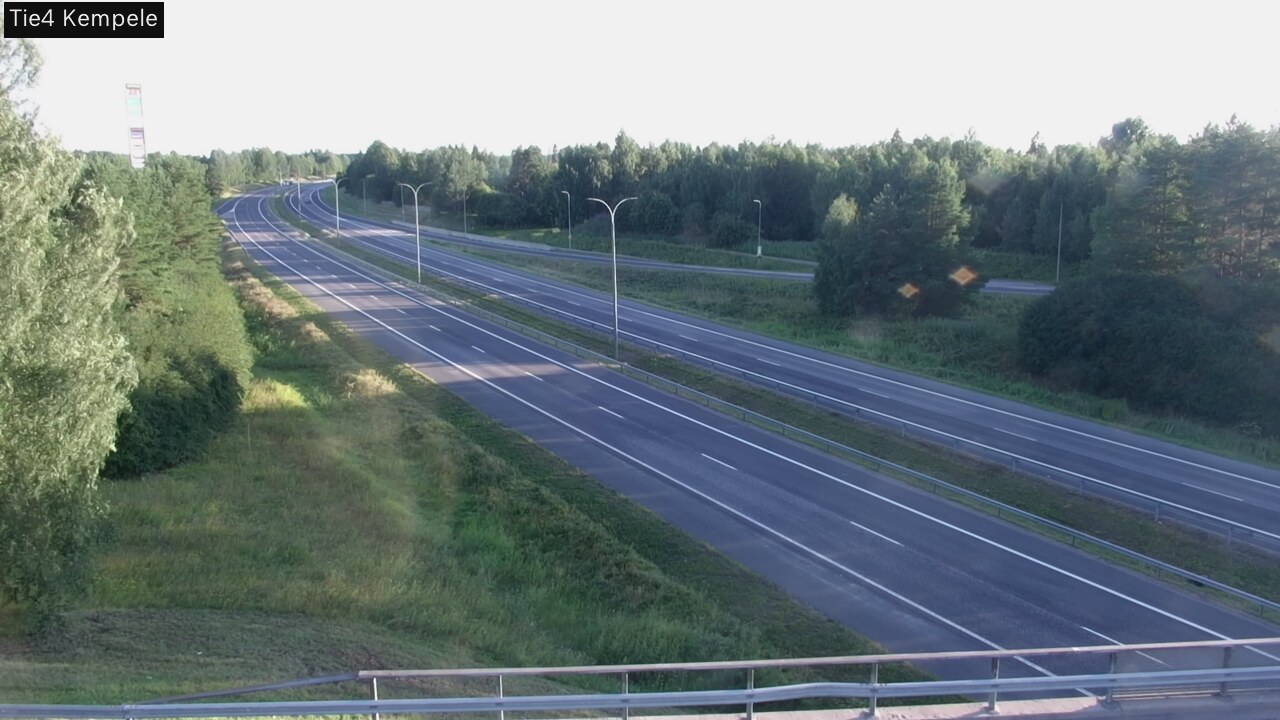 Weather Camera Image Väg 4 Kempele, Zeppelin, Kempele, Pohjois-Pohjanmaa