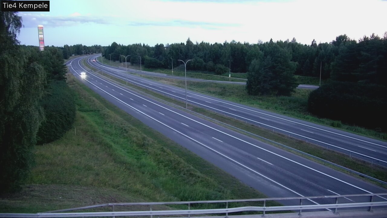 Weather Camera Image Väg 4 Kempele, Zeppelin, Kempele, Pohjois-Pohjanmaa