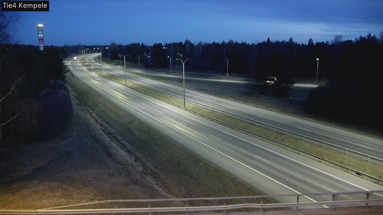 Weather Camera Image Väg 4 Kempele, Zeppelin, Kempele, Pohjois-Pohjanmaa